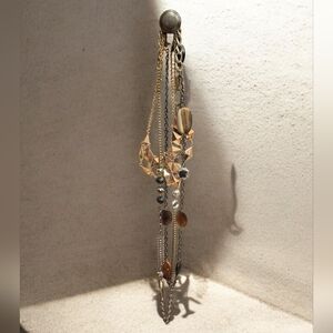 Elegant Gold and Silver Women's Necklace